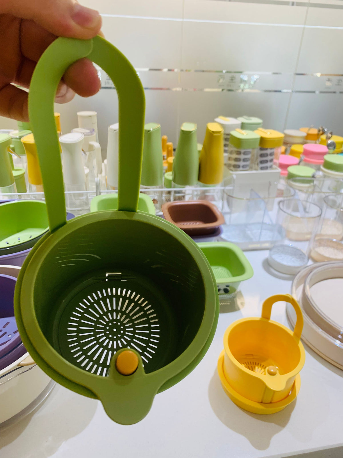 2 in 1 Kitchen Strainer Cum Basket