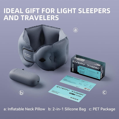 Inflatable U Shape Travel Neck Pillow