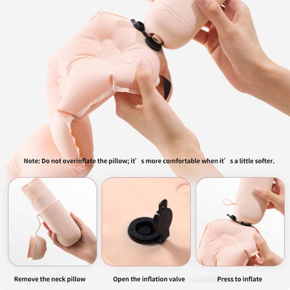 Inflatable U Shape Travel Neck Pillow